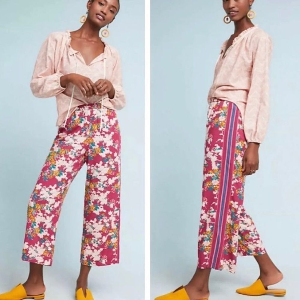 Anthro Ett:Twa Schuyler‎ Pull On Floral Cro…